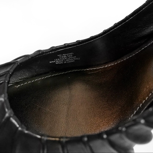 Vince camuto black leather Rachel heels - Picture 6 of 6